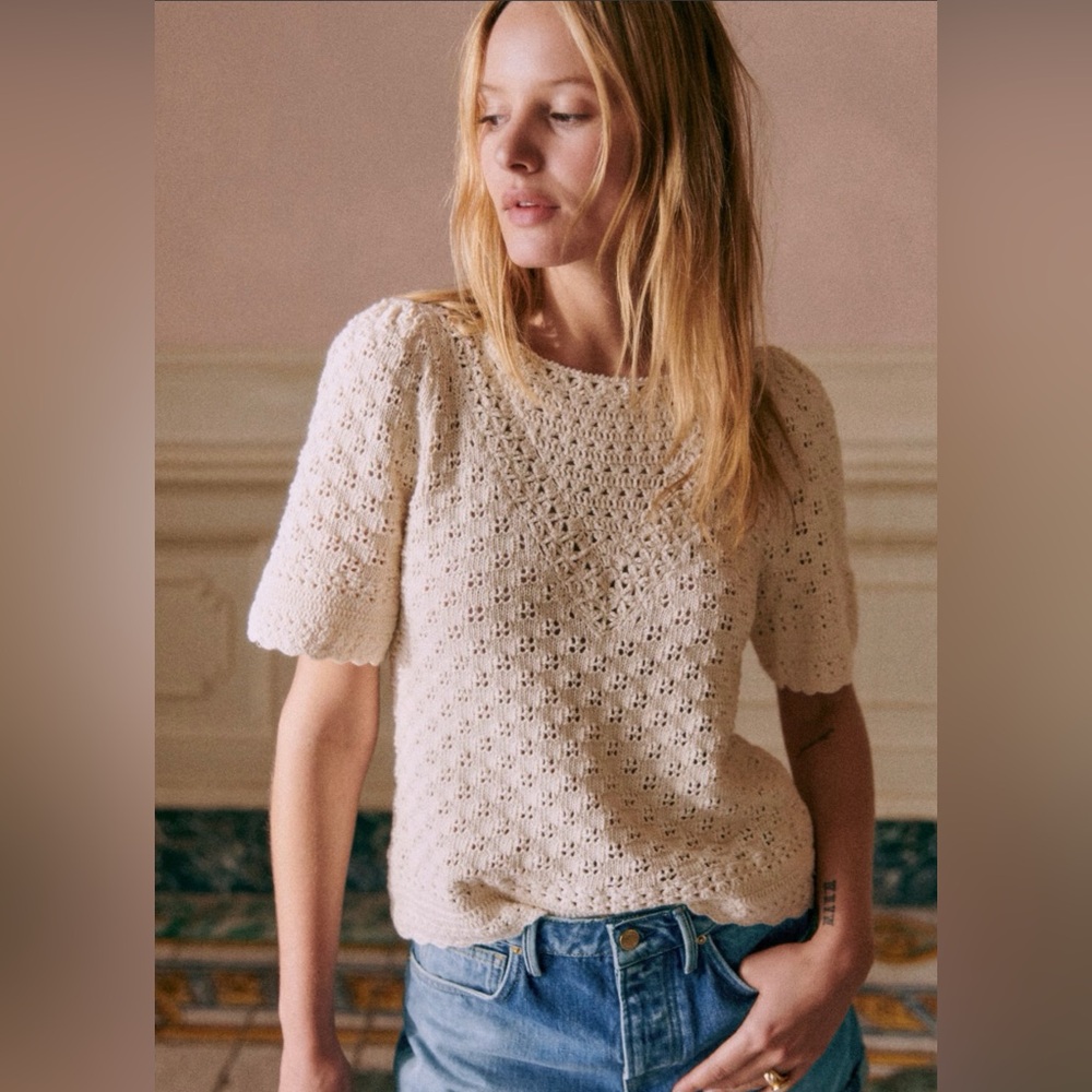 NWT Sezane lalia jumper top size xs - Picture 1 of 4